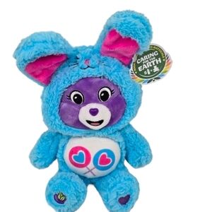 Care Bears Share Bear Bunny Hood Plush NWT